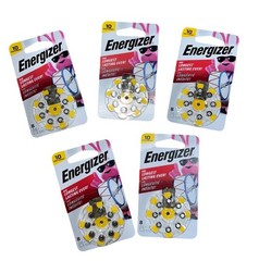 Energizer Hearing Aid Batteries Size 10, 5 Packs Long Lasting 40 Total