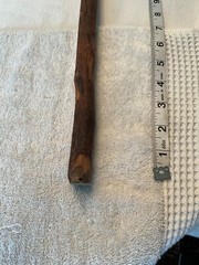 Hand made Wrapped Handle Hiking/walking stick cane wood shaft USA 51-52in NICE