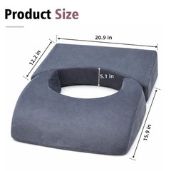 Adjustable BBL Recovery Pillow – High Density Foam Cushion for Post-Surgery Comf