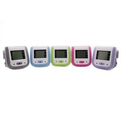 New Automatic Wrist LCD Digital Wrist Blood Pressure Cuff Meter Counter 5 Color