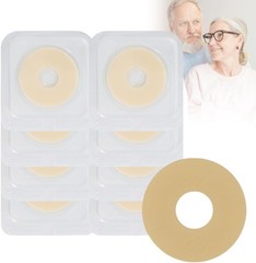 10 Pcs Ostomy Barrier Rings, 2mm Thickness Moldable Colostomy Rings, Medical Gra