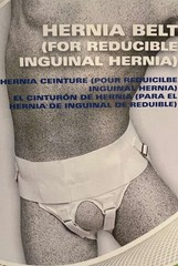 Sport Aid Hernia Truss Double Adjustable & Removable, White, Large