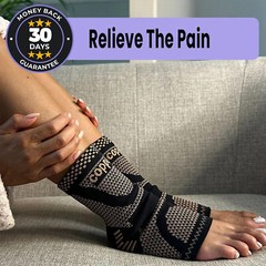 Foot Plantar Fasciitis Arch Support Compression Socks Ankle Heel Brace Sports