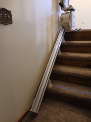bruno elan sre 3050 stairlift, Left Side, 6ft, 8in Rail