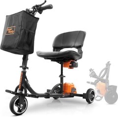 SuperHandy 3 Wheel Mobility Scooter Electric Powered Lightest GUT112 – ORANGE