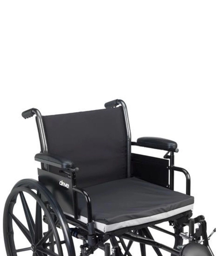 Drive Gel-U-Seat Lite General Seat Cushion 18x18x2 strap Preserve Tech E2601