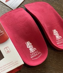 Vasyli Medical Custom 3/4th Heat Moldable High Density Orthotic Insoles Size L