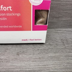 Medi Comfort Pantyhose Closed Toe Size III 20-30mmHg Sandstone Quick Shipping