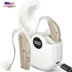 Hearing Aids For Seniors,Invisible Rechargeable Amplifier With Noise Cancelling