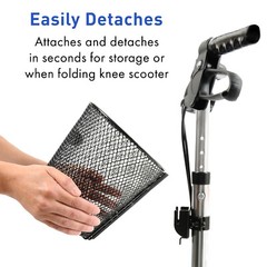 Knee Scooter Basket Kit by TKWC INC Universal Bracket Mount Included Knee Walker