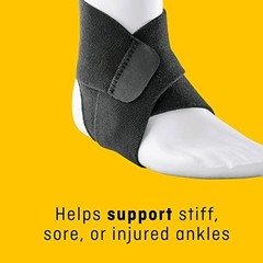 Adjustable Ankle Support Neoprene Brace Moderate Compression Stiff Sore Injury