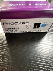 PROCARE COMFORTFORM 79-87297 Wrist Brace Aluminum / Foam / Spandex / Plastic NEW