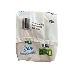 Secure Booster Pads Ultra 13in 180 Count Disposable Incontinence Pads
