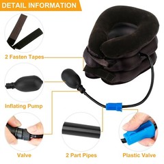 Cervical Neck Traction Device Collar Brace Support Pain Relief Stretcher Therapy