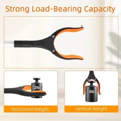 Heavy Duty Grabber Tool Industrial Pick Up Stick Hand Grip Reach Trash Reacher