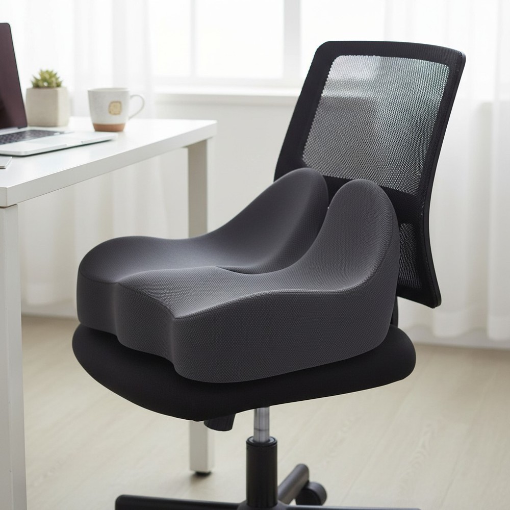Medium Memory Foam Office Chair Cushion – Pain Relief for Sciatica & Tailbone