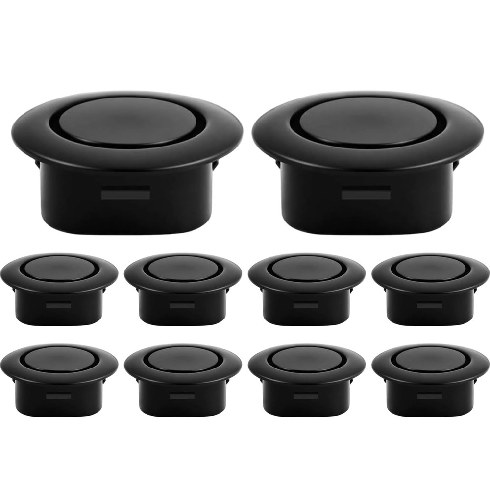 10PCS Car Bumper Hole Plugs Parking Sensor Covers Universal Dustproof