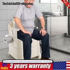 Portable Toilet Bedside Commode Floor Standing Chair Commode Toilet Load 200kg