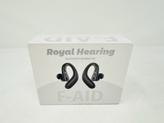 Royal Hearing F-AID Wireless Bluetooth Rechargeable Ear-Hook Hearing Aid – Black