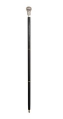 Replica Bat Masterson Brass Walking Stick Silver Brass Knob Handle 37 Inch
