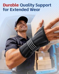 Lightweight Carpal Tunnel Wrist Brace, 7 Inches, Adjustable Hand Support for