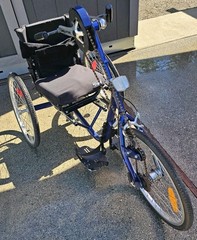 Quickie Bulletproof Handcycle 15″ W Seat Front End Accelerator