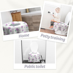 30 Pcs Toilet Seat Covers Disposable for Toddlers & Adults, Extra Large Waterpro