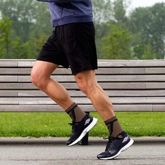 Copper Ankle Brace Support Compression Sleeve Socks Foot Fasciitis Pain Relief