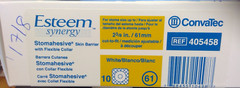 ConvaTec #405458 Esteem Synergy Ostomy Skin Barrier, TRIMMED to 1-7/8″, 10/Box