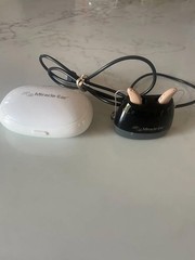 Hearing aids rechargeable. Used. Manufacturer, Genius. Make, ME-3. Model RIC
