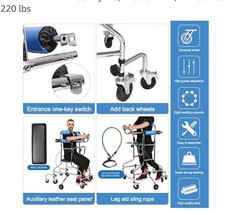 Adult Standing Walker for Seniors, Hemiplegia Rehabilitation hemi Walker Lower