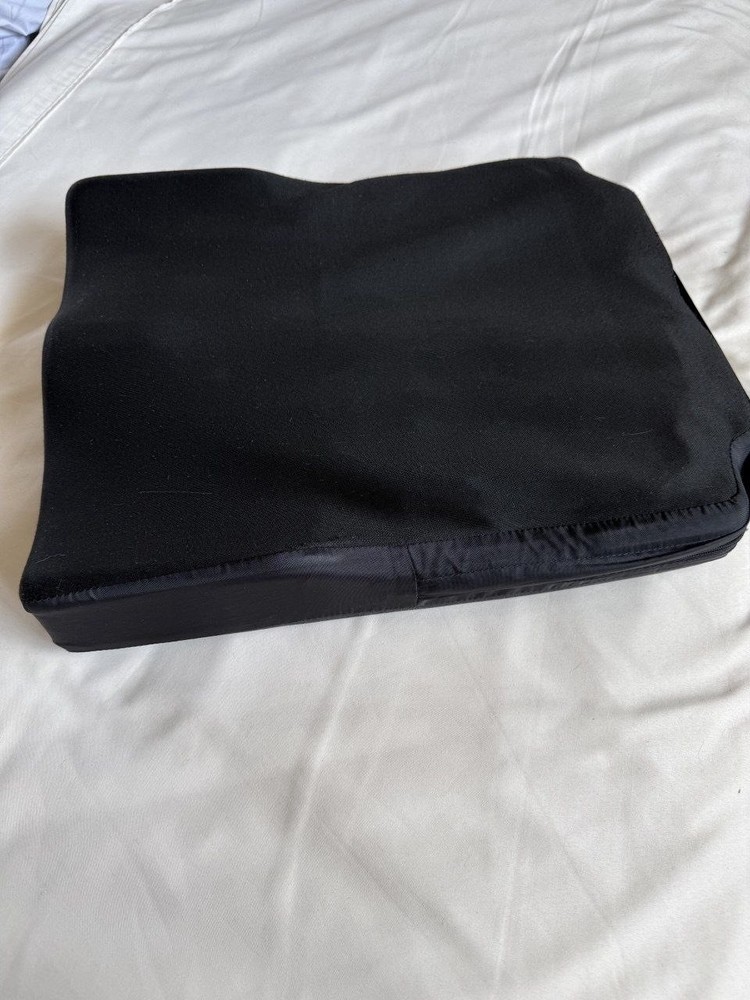 13″ JAY Easy Wheelchair Seat Cushion Black Removable Cover Foam Plastic
