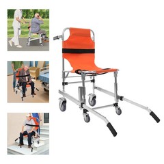 Multi-function Mobility Chair Emergency Stair Climbing Wheelchair W/safety Strap