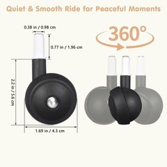4pcs Baby Walker Replacement Wheels Walker Wheels Accessories Plastic Casters…