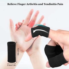 Finger Sleeves Splint Arthritis Compression Brace Triggger Joint Finger Support