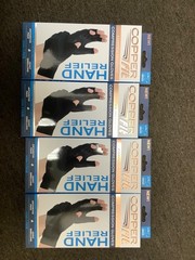 Copper Fit Unisex Hand Relief Compression Gloves L/XL ***LOT of 4 large x large