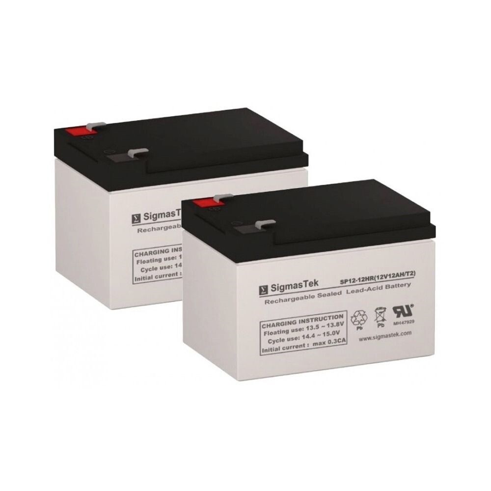 Shoprider Start (GK3) Battery Replacement Kit – 2 Pack 12V 12AH AGM