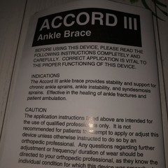 Comfortland Accord lll Ankle Brace Medium Left