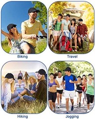 24 Pcs Blank Baseball Caps Adjustable Back Strap Unisex Blank Design Black