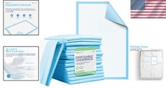 Medical-Grade Disposable UnderPads, 17″ x 24″, 100 Count for Ultimate Protection