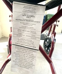 Medline Excel Basic Aluminum Transport Wheelchair
