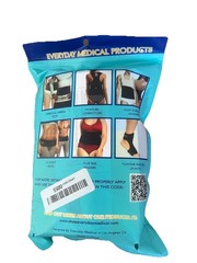 Everyday Medical Inguinal Hernia Support Groin Belt S/M Black 2-380