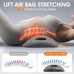3-In-1 Update Rechargeable Electric Lumbar Support Pillow,Triple Fusion Back …