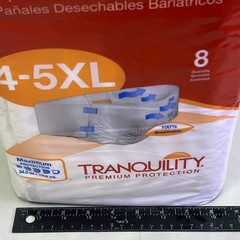 TRANQUILITY (2 PACK 16 Count) Disposable Overnight Underwear Size 4-5XL 2195