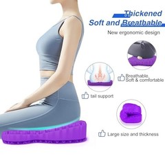 19.7in Gel Seat Cushion for Office, Wheelchair & Car – Cooling Support for Back