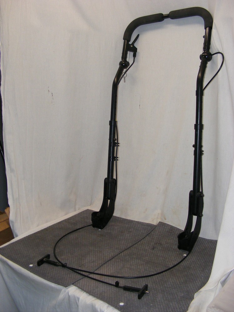 SUNRISE QUICKIE IRIS TILT-IN SPACE WHEELCHAIR PUSH HANDLE W/BRAKE HANDLES*TESTED