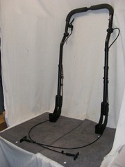 SUNRISE QUICKIE IRIS TILT-IN SPACE WHEELCHAIR PUSH HANDLE W/BRAKE HANDLES*TESTED