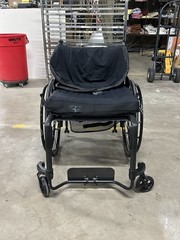 Motion Concepts APEX Manual Wheelchair Lightweight Detachable Footrests Black
