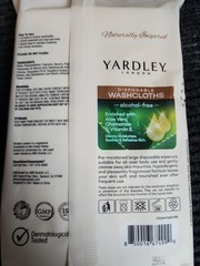 Washcloths Disposable Yardley – Enriched with Aloe Vera 6 Packs Of Wipes