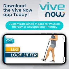 Vive Leg Lifter Strap (44 Inch) – Rigid Foot Loop, Hand Grip for Adult, Senior,
